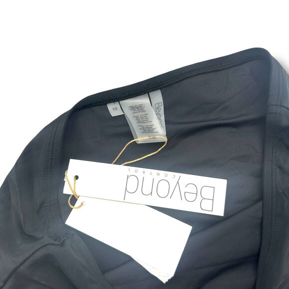 NEW Swim Solutions flyaway tankini swimsuit 10 Black High Waist Bottoms beyond - Picture 7 of 15